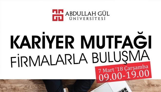 AGÜ’de “Kariyer Mutfağı Firmalarla Buluşma” Etkinliği AGÜ’de “Kariyer Mutfağı Firmalarla Buluşma” Etkinliği