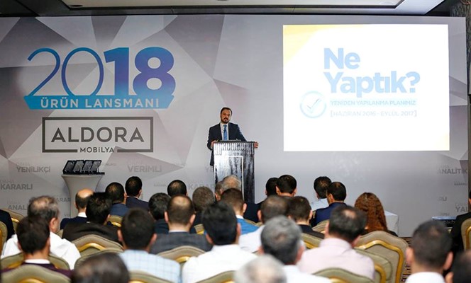 Aldora Mobilya 2018 Ürün Lansmanını Yaptı Aldora Mobilya 2018 Ürün Lansmanını Yaptı