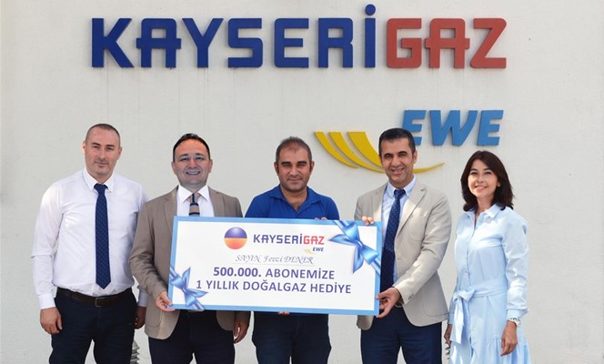 Kayserigaz, 500 Bin Aboneye Ulaştı