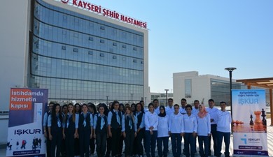 İŞKUR’dan Kayseri Şehir Hastanesi Personel Desteği