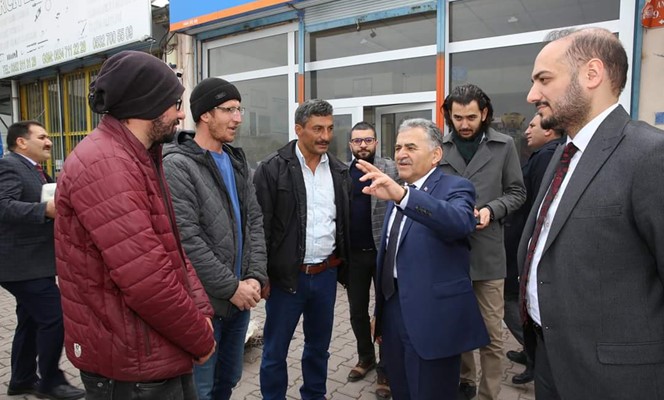 Başkan Büyükkılıç Demirciler Sitesinde Başkan Büyükkılıç Demirciler Sitesinde